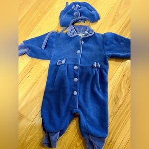Baby girls fleece 1 piece
